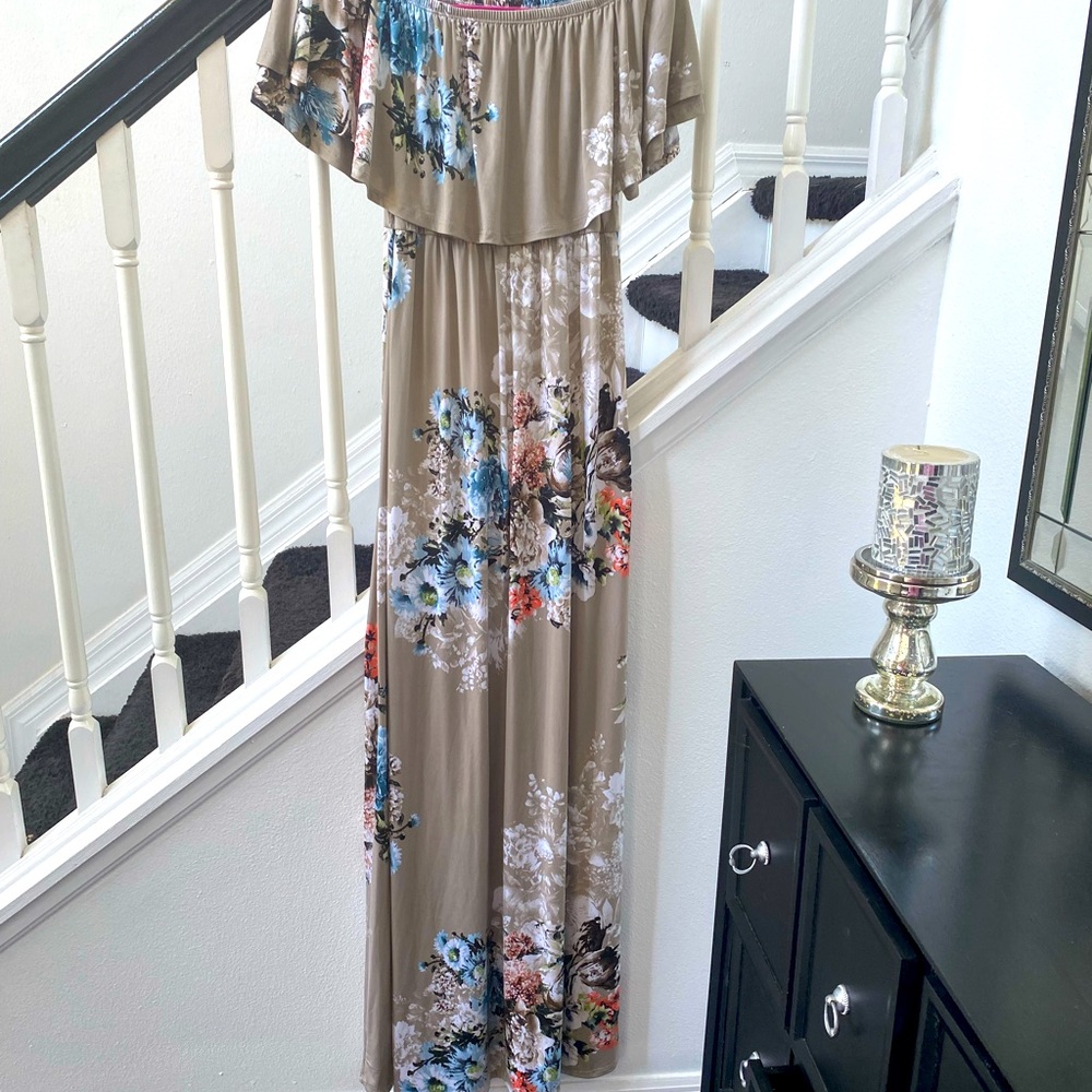 Floral maxi dress